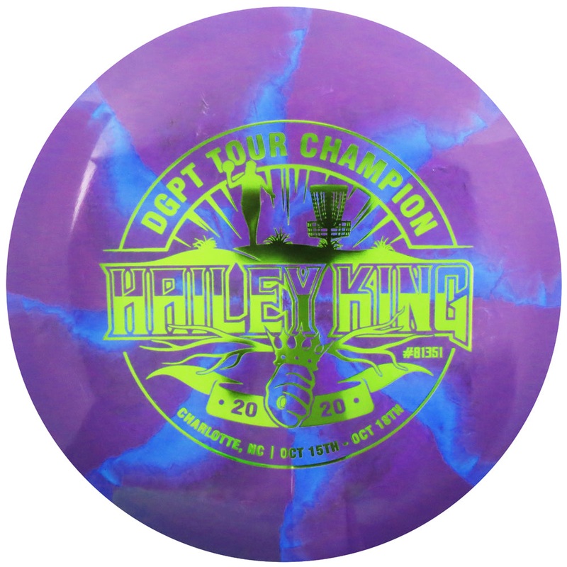 Discraft Limited Edition 2020 DGPT Champion Hailey King Swirl ESP Stalker Fairway Driver Golf Disc