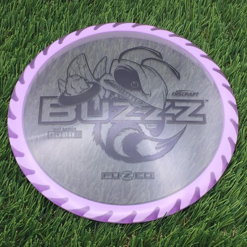 Discraft Elite Z FuZed Line with Saw Pattern Buzzz with Big Bee with Saw Blade – “Buzzzsaw” Stamp – 172.72g – Purple