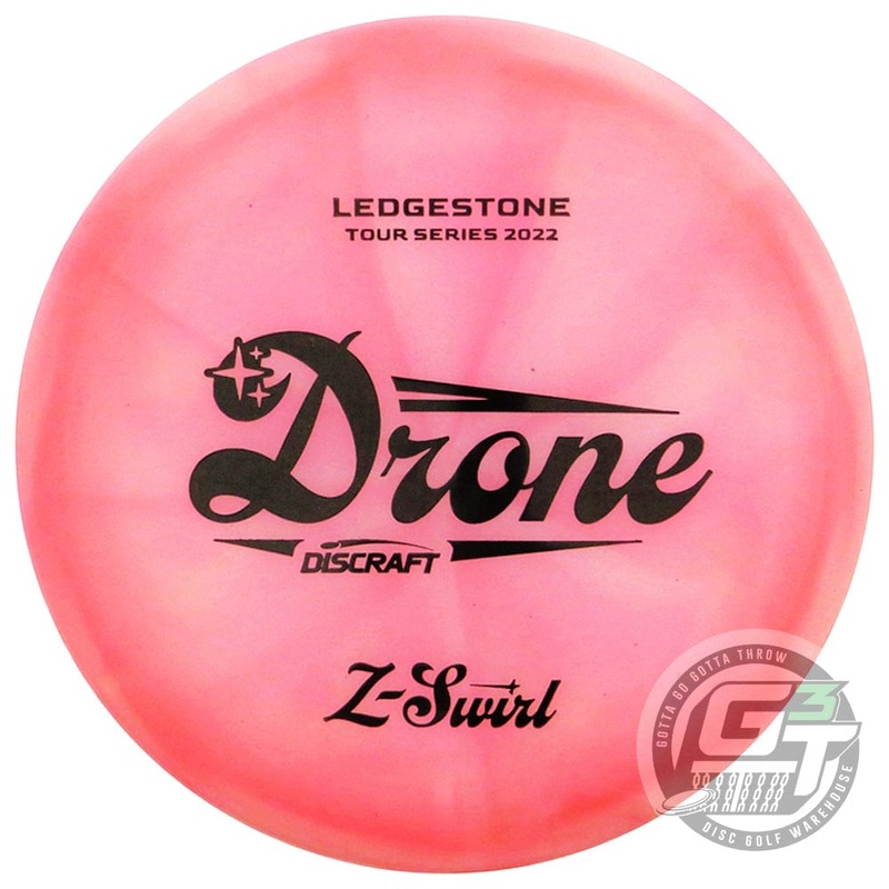Discraft Limited Edition 2022 Ledgestone Open Tour Series Swirl Elite Z Drone Midrange Golf Disc