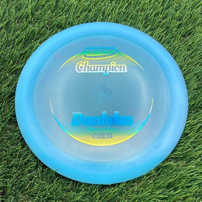 Innova Champion Daedalus with Circle Fade Stock Stamp – 172.19g – Blue