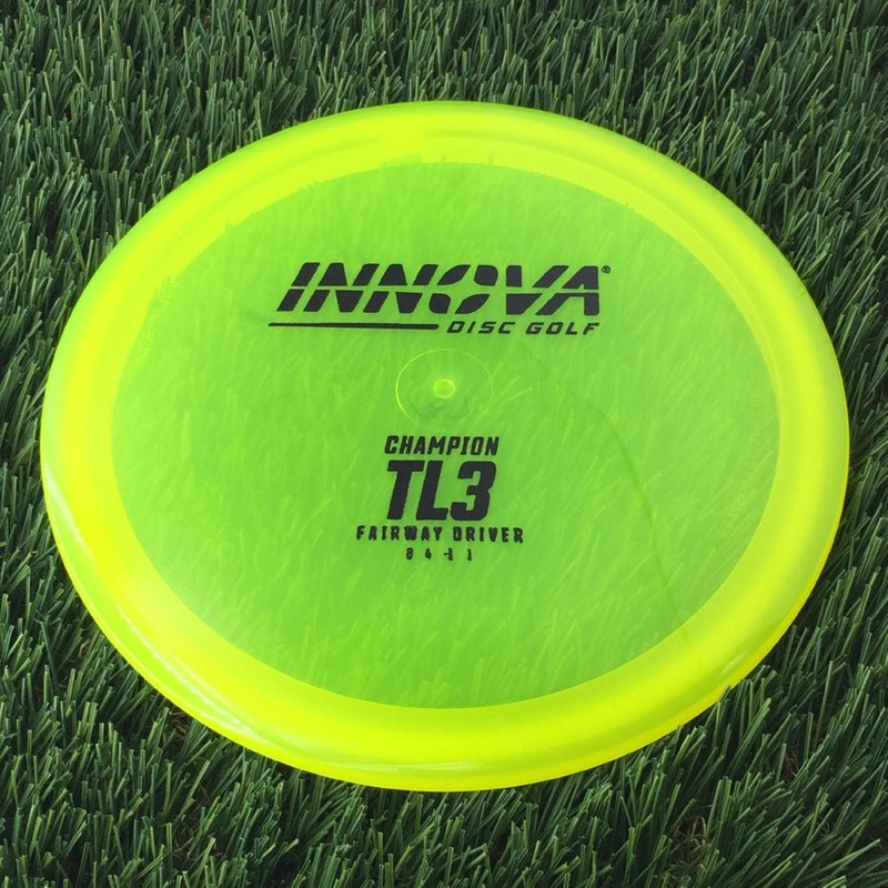 Innova Champion TL3 with Burst Logo Stock Stamp – 167g – Translucent Yellow