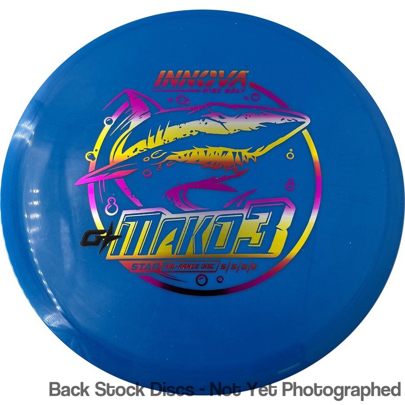Innova Gstar Mako3 Midrange with Star Stamp with Gstar OverStamp [Back Stock Inventory – Disc and Stamp Color WILL VARY]