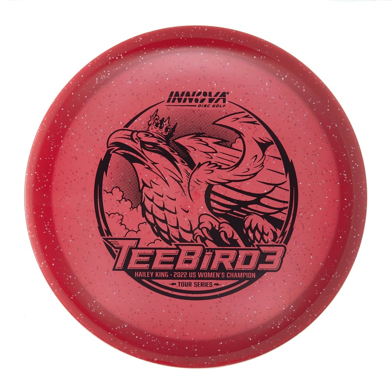 Innova Teebird3 – 2022 Hailey King US Women’s Champion Metal Flake 175g | Style 0003
