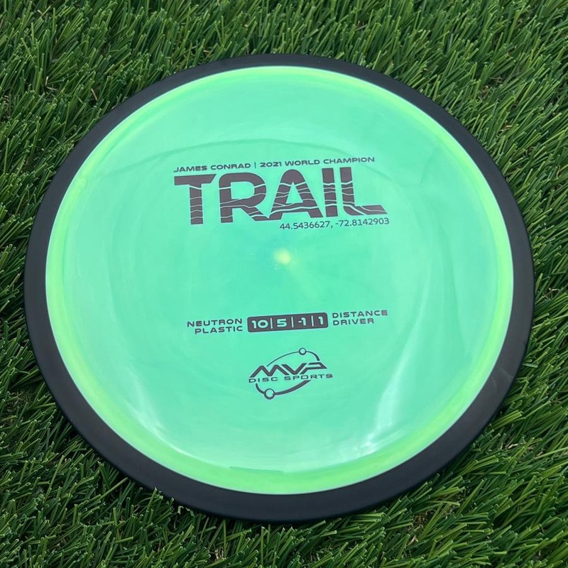 MVP Neutron Trail with James Conrad | 2021 World Champion | 37.7155474,-119.676854 Stamp – 168.92g – Key Lime Green