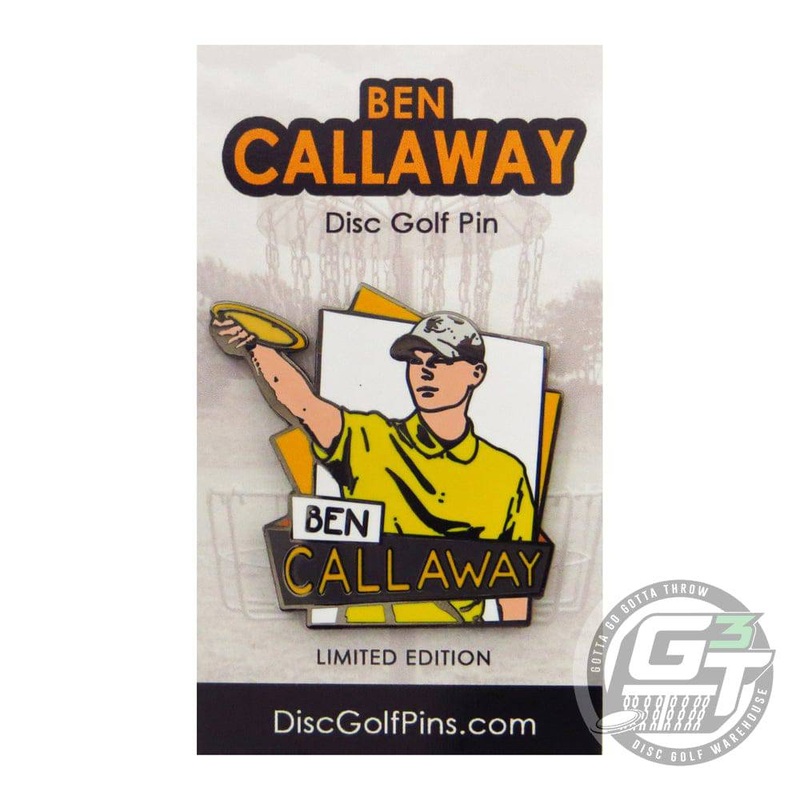 Disc Golf Pins Ben Callaway Series 1 Enamel Disc Golf Pin