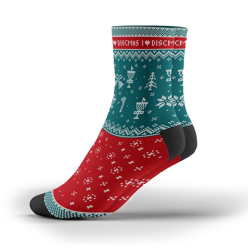 Disc Golf Ugly Sweater Socks