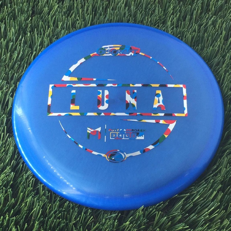 Discraft Elite Z Luna with PM Logo Stock Stamp Stamp – 169g – Translucent Blue