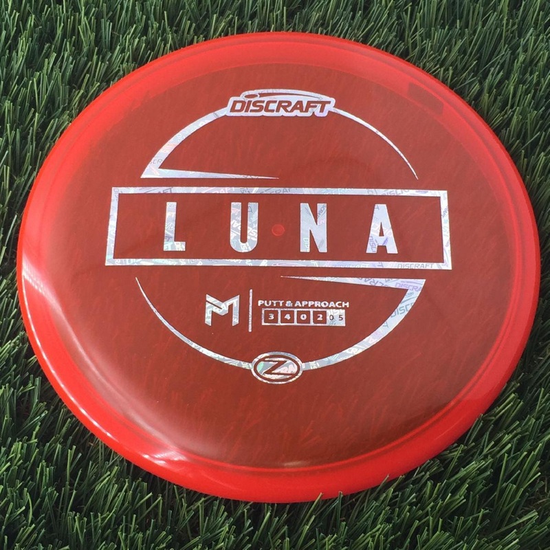 Discraft Elite Z Luna with PM Logo Stock Stamp Stamp – 174g – Red