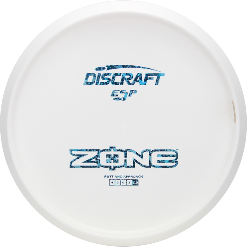 Discraft White ESP Bottom Stamp Dyers Delight Discs