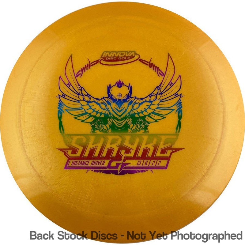 Innova Gstar Shryke Distance Driver with Stock Character Stamp [Back Stock Inventory – Disc and Stamp Color WILL VARY]