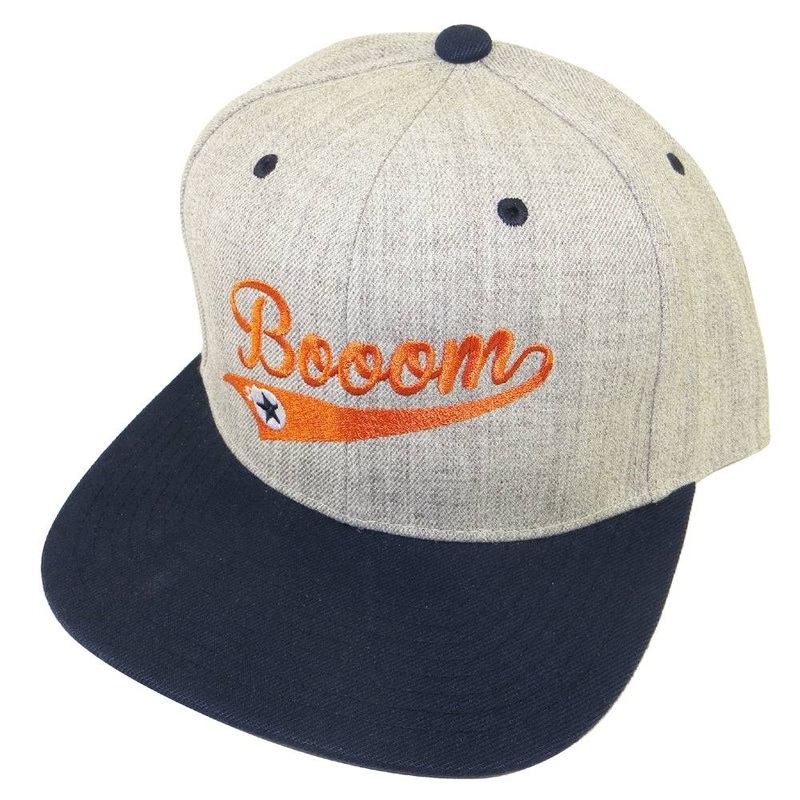 Booom Script Logo Snapback Disc Golf Hat