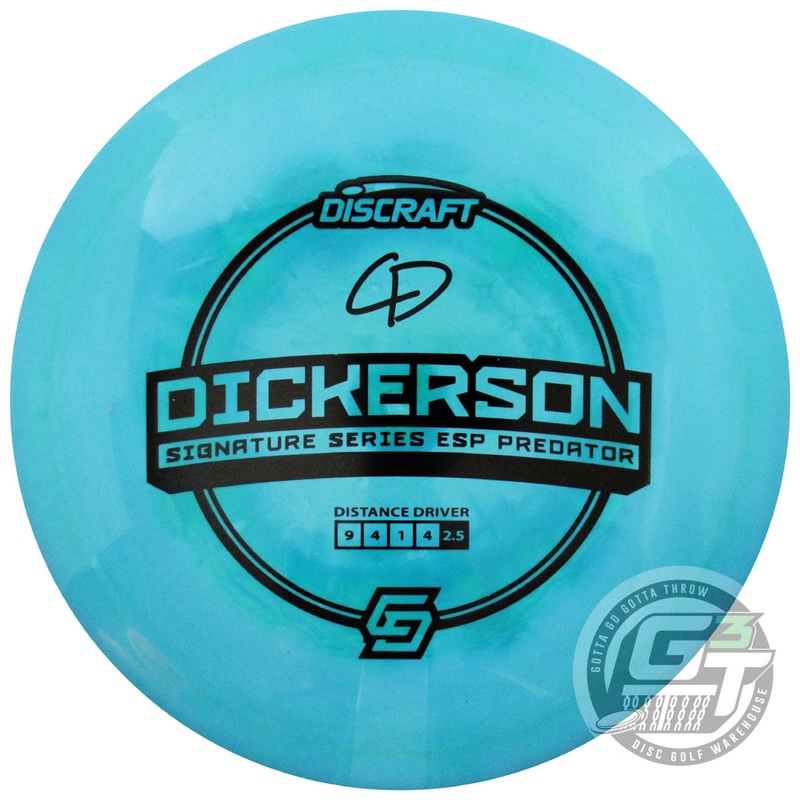 Discraft Limited Edition 2023 Signature Series Chris Dickerson Swirl ESP Predator Fairway Driver Golf Disc