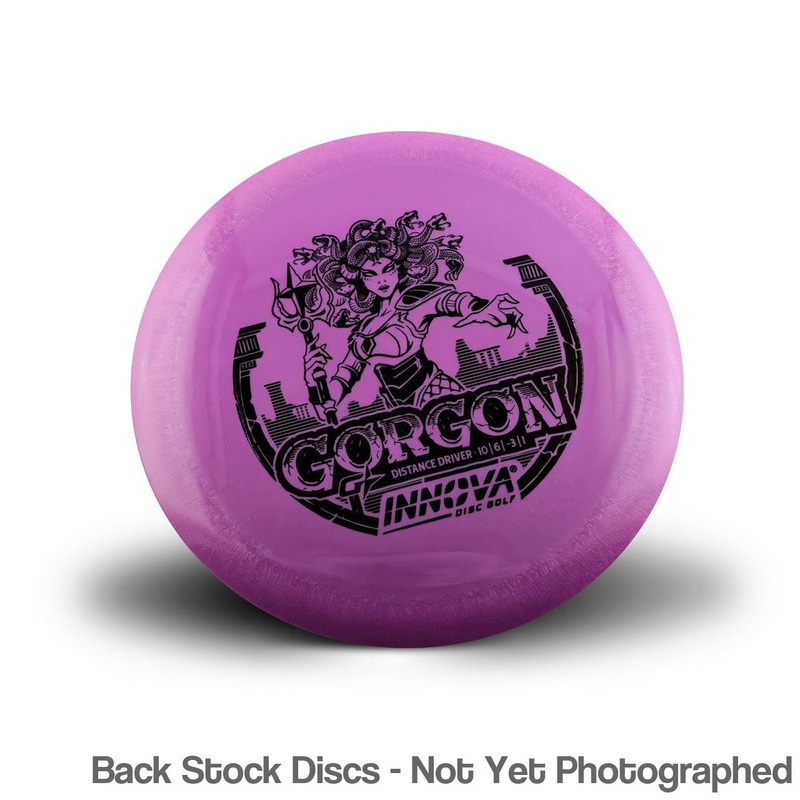 Innova Gstar Gorgon Distance Driver with Burst Logo Stock Stamp [Back Stock Inventory – Disc and Stamp Color WILL VARY]