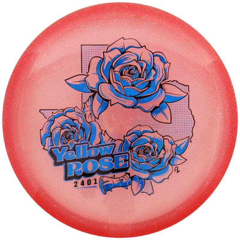 Lone Star Artist Series Founder’s Yellow Rose Putter Golf Disc