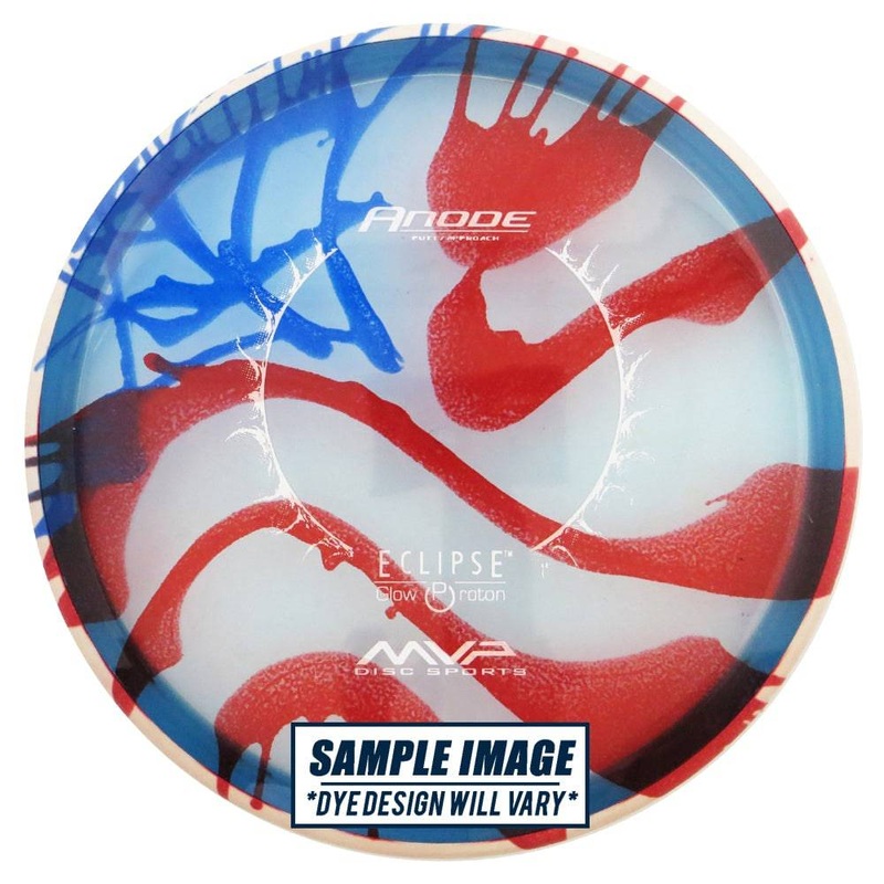 MVP Tie-Dye Eclipse Glow Proton Anode Putter Golf Disc