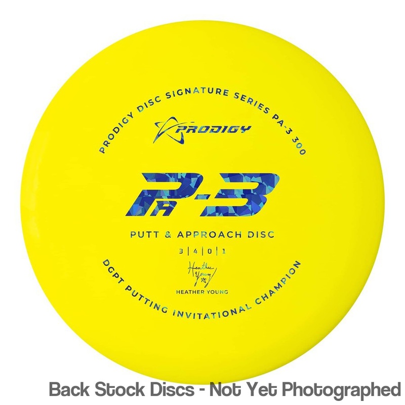 Prodigy 300 PA-3 Putter with 2022 Signature Series Heather Young – DGPT Putting Invitational Champion Stamp [Back Stock Inventory – Disc and Stamp Color WILL VARY]