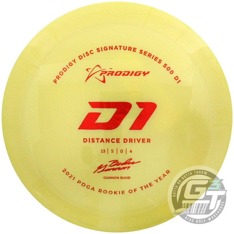 Prodigy Limited Edition 2022 Signature Series Gannon Buhr 500 Series D1 Distance Driver Golf Disc
