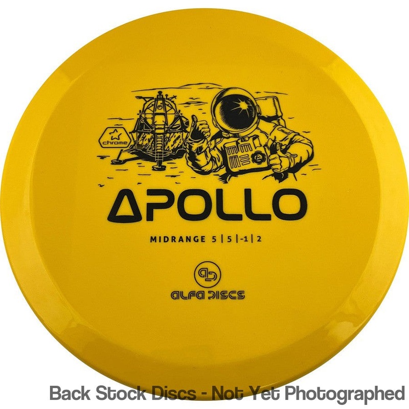 Alfa Chrome Apollo Midrange with Special Edition Astronaut Stamp [Back Stock Inventory – Disc and Stamp Color WILL VARY]