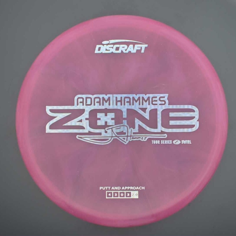 Discraft Big Z Collection Zeus with Big Z Stock Stamp with Inside Rim Embossed PM Paul McBeth Stamp – 176.5g – Pink