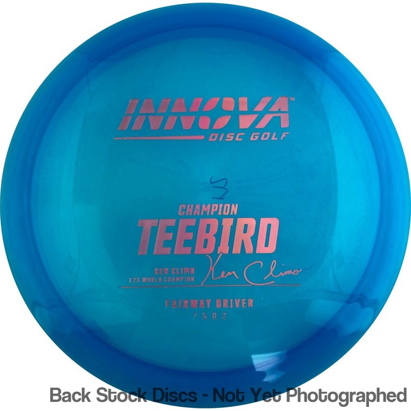 Innova Champion Teebird Fairway Driver with Ken Climo 12x World Champion Burst Logo Stamp [Back Stock Inventory – Disc and Stamp Color WILL VARY]