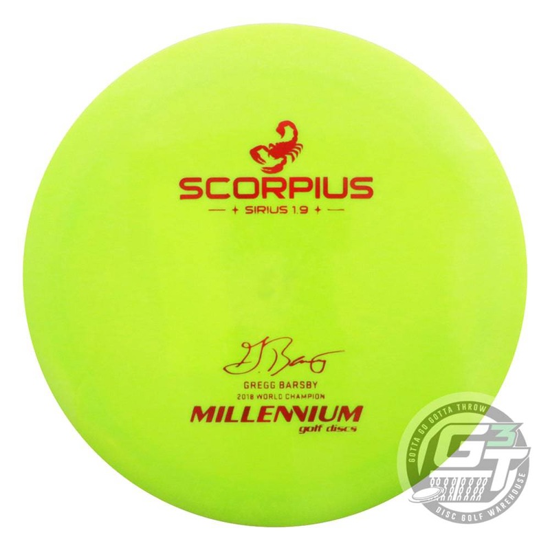 Millennium Limited Edition Signature Gregg Barsby Sirius Scorpius Distance Driver Golf Disc