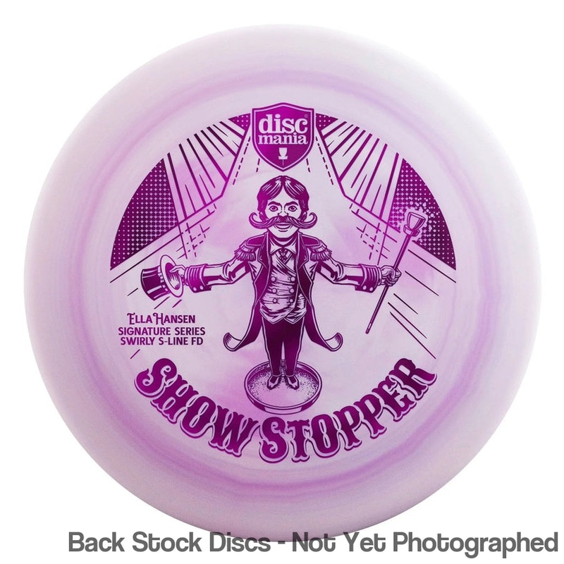 Discmania Swirly S-Line FD Fairway Driver with Ella Hansen Signature Series Show Stopper Stamp [Back Stock Inventory – Disc and Stamp Color WILL VARY]