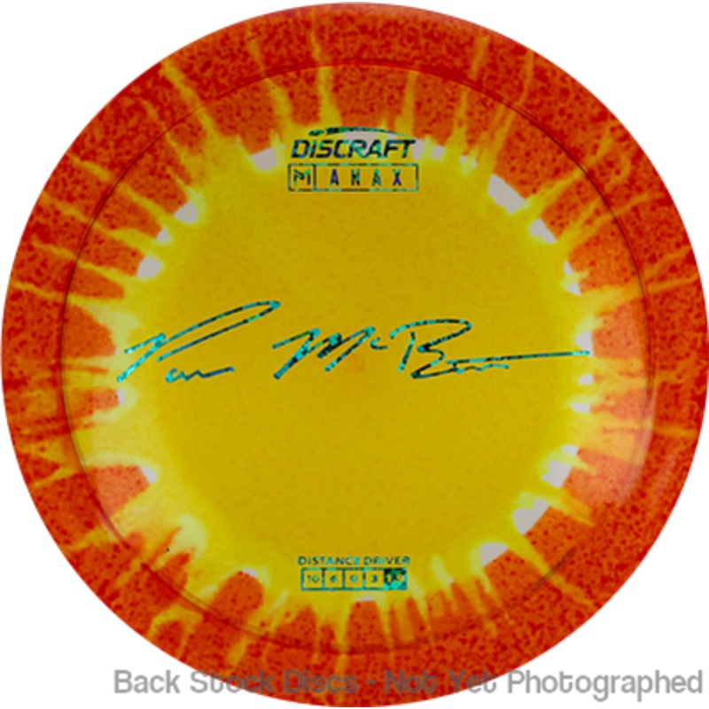 Discraft Elite Z Fly-Dyed Anax Fairway Driver with Paul McBeth Large Signature Stamp [Back Stock Inventory – Disc and Stamp Color WILL VARY]