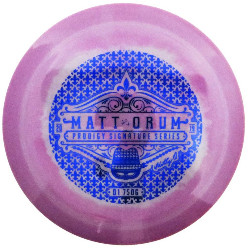 Prodigy Limited Edition Signature Series Matt Orum 750G Spectrum D1 Distance Driver Golf Disc