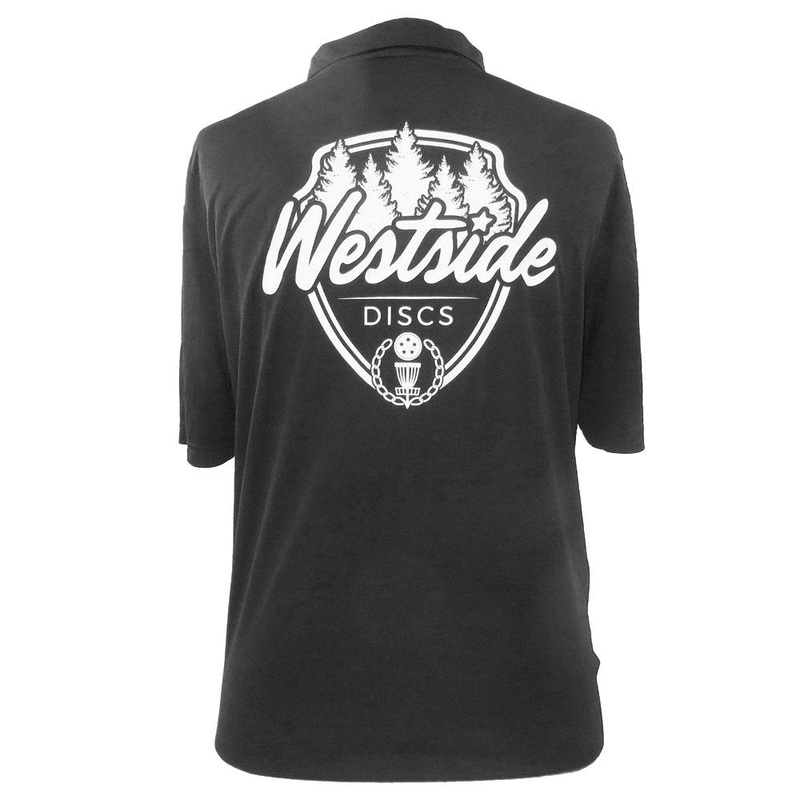 Westside Discs Shield Short Sleeve Performance Disc Golf Polo Shirt