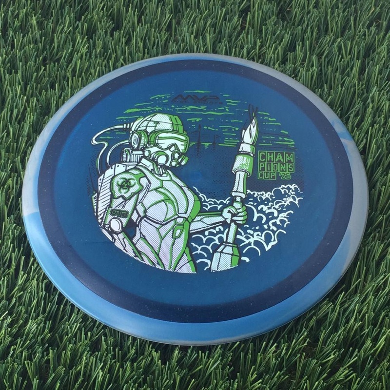 Axiom Particle Glow Proton Virus with OTB Champions Cup 2025 – Jane DOE by John Dorn Stamp – 167g – Blue