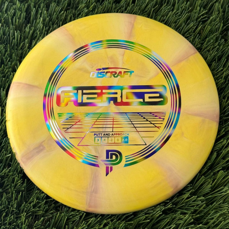 Discraft Swirl Fierce with PP Logo Stock Stamp Stamp – 172g Yellow