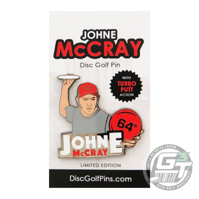 Disc Golf Pins JohnE McCray Series 1 Enamel Disc Golf Pin