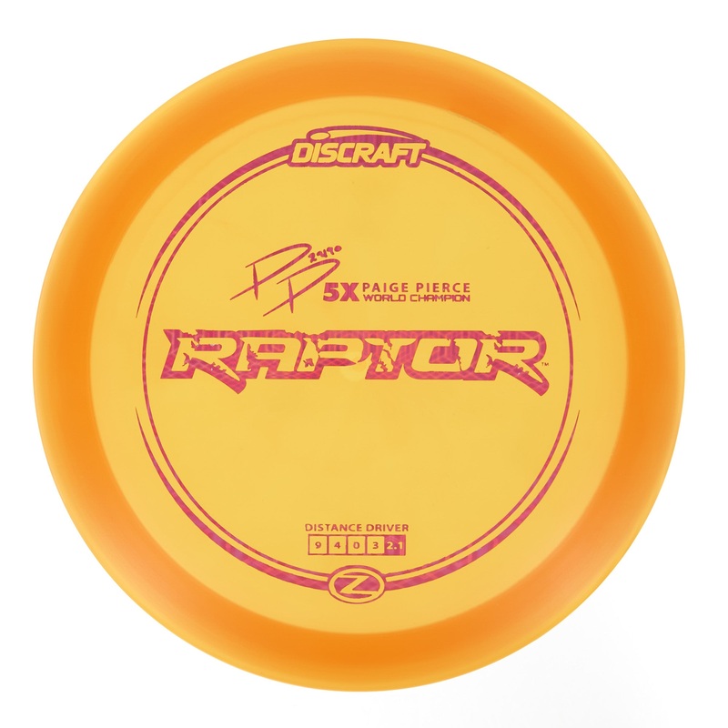 Discraft Raptor – Paige Pierce 5X World Champion Z Line 176g | Style 0006