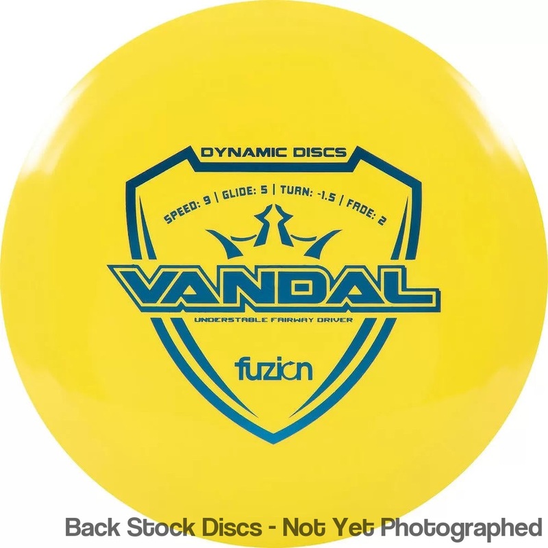 Dynamic Discs Fuzion Vandal Fairway Driver (Stock Stamp) [Back Stock Inventory – Disc and Stamp Color WILL VARY]