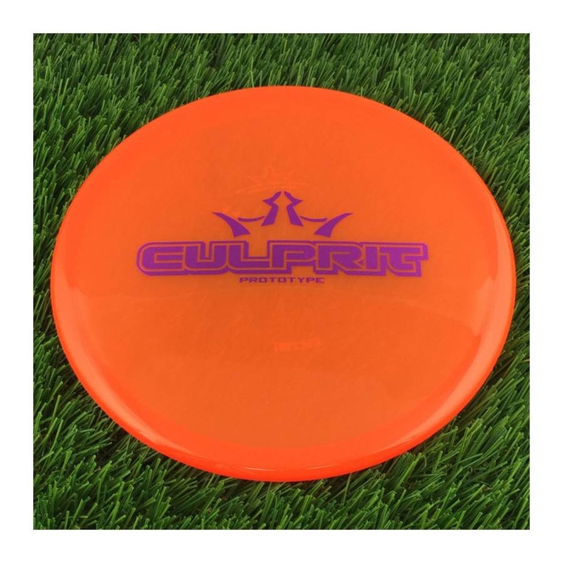 Dynamic Discs Lucid Ice Culprit with Prototype Stamp – 176g – Translucent Orange