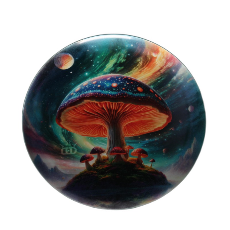 Latitude 64 All Knowing Mushroom DyeMax Sapphire Distance Driver