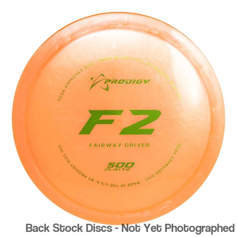 Prodigy 500 F2 Fairway Driver (Stock Stamp) [Back Stock Inventory – Disc and Stamp Color WILL VARY]