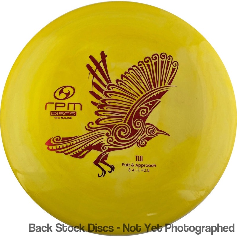 RPM Discs Atomic Tui Putter (Stock Stamp) [Back Stock Inventory – Disc and Stamp Color WILL VARY]