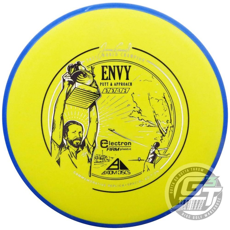 Axiom Special Edition James Conrad Commemorative Electron Firm Envy Putter Golf Disc