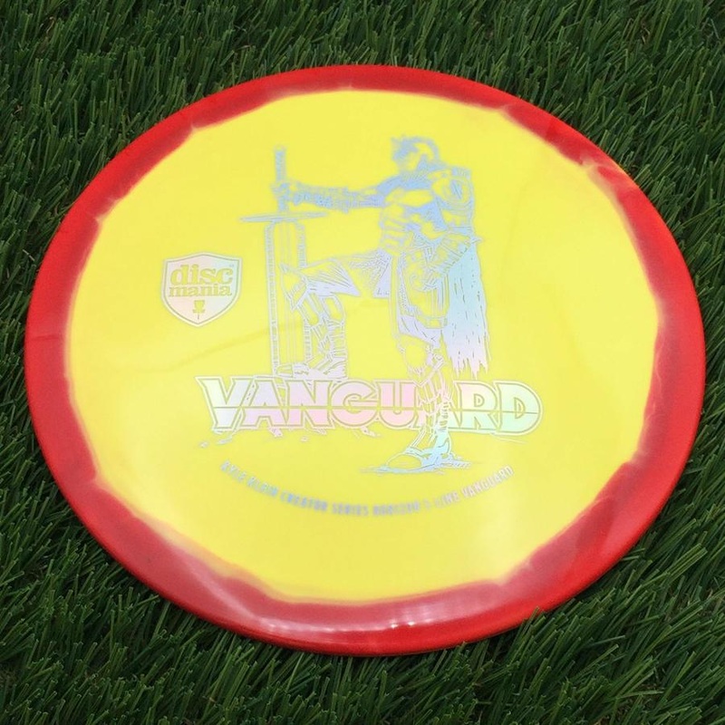 Discmania Horizon S-Line Vanguard with Kyle Klein Creator Series Leg Up Knight 2025 Stamp – 174.1g – Yellowish Red