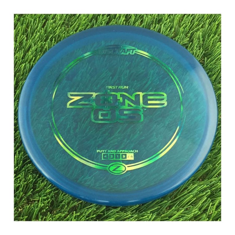 Discraft Elite Z Zone OS with First Run Stamp – 172g – Translucent Blue