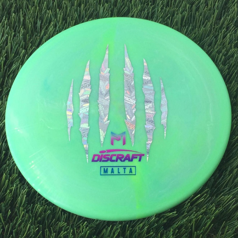 Discraft ESP Swirl Malta with Paul McBeth 6X World Champ Claw Stamp – 174g – Solid Green