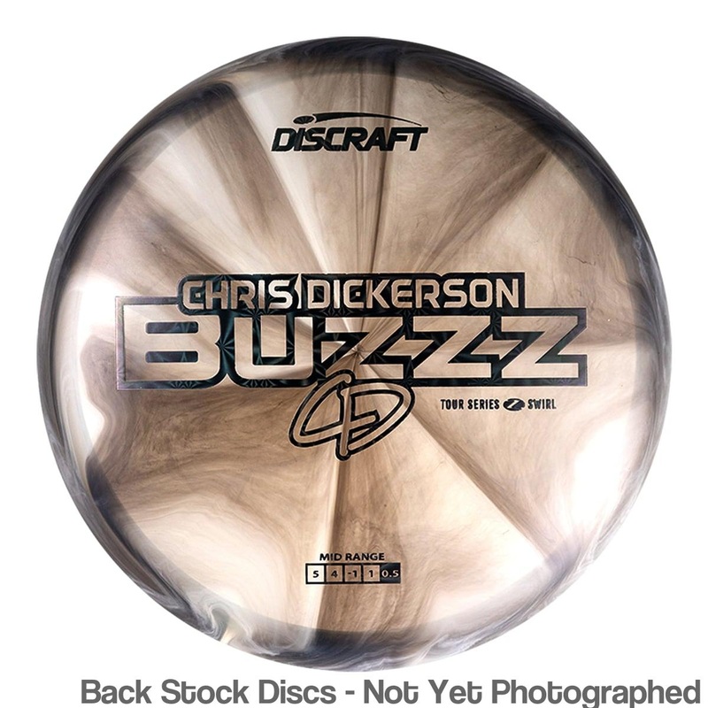 Discraft Elite Z Swirl Buzzz Midrange with Chris Dickerson 2025 Tour Series Stamp [Back Stock Inventory – Disc and Stamp Color WILL VARY]