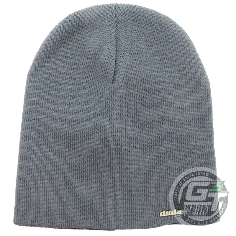 DUDE Logo Beanie Reversible Winter Disc Golf Hat