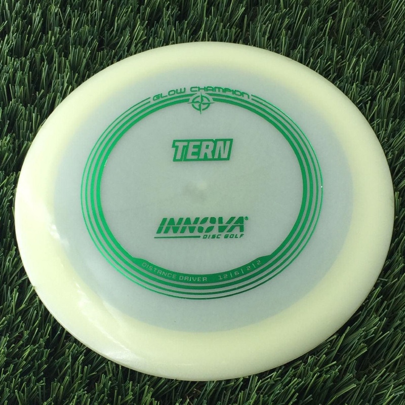 Innova Champion Glow Tern with Burst Logo Stock Stamp – 154g – Translucent Glow