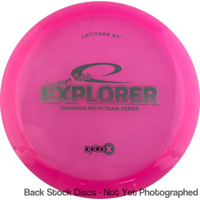 Latitude 64 Opto-X Explorer Fairway Driver with Emerson Keith 2019 Team Series Stamp [Back Stock Inventory – Disc and Stamp Color WILL VARY]