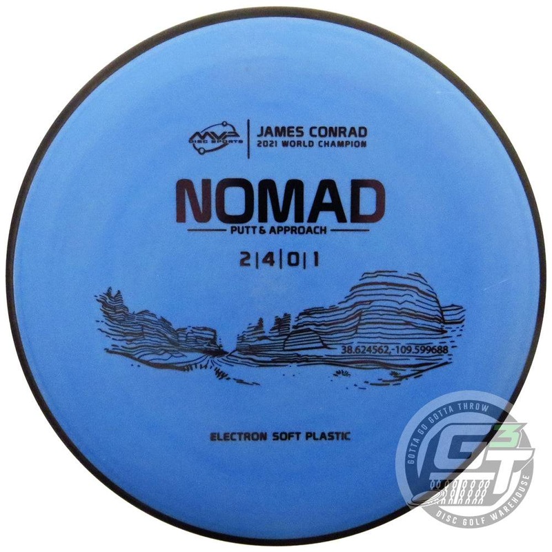 MVP Electron Soft Nomad [James Conrad 1X] Putter Golf Disc