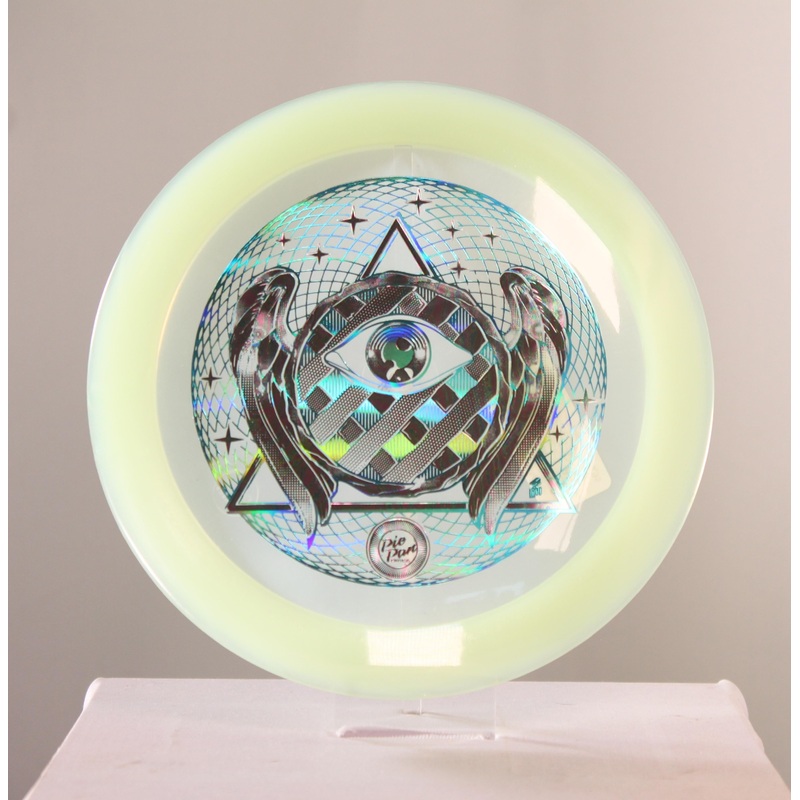 Pie Pan Discs All Seeing  Eye Cherry Spire Distance Driver