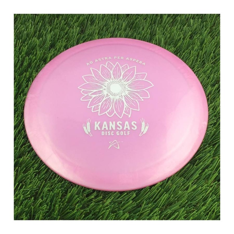 Prodigy 500 H7 with Ad Astra Per Aspera Kansas Disc Golf Stamp – 173g – Solid Dark Pink