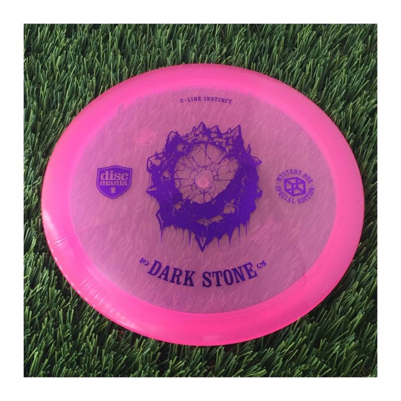Discmania Evolution C-Line Instinct with Dark Stone – Mystery Box Special Edition Stamp – 174g – Translucent Pink